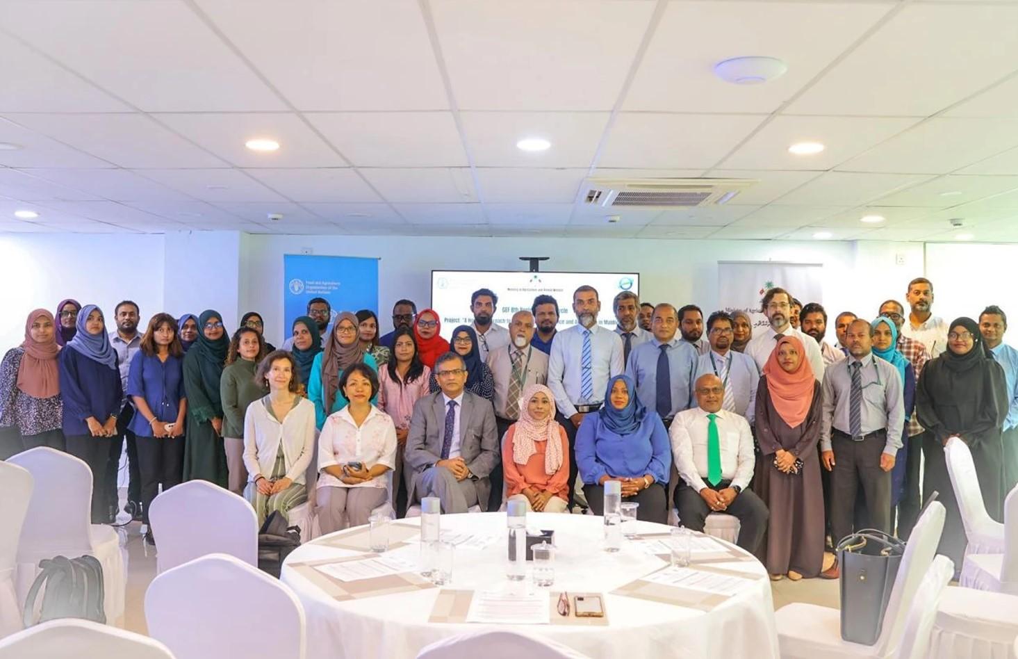 އަ ހޮލިސްޓިކް އެޕްރޯޗް ޓު ފުޑް ސިސްޓަމްސް ރެސީލިއަންސް އެންޑް އެޑެޕްޓޭޝަން އިން މޯލްޑިވްސް"ގެ އިންސެޕްޝަން ވޯކްޝޮޕް ބާއްވައިފި