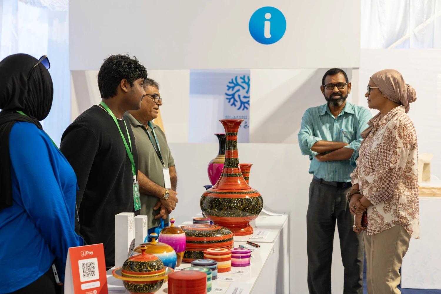 Minister Dr. Mariyam Mariya Visits Maldives Expo at Hulhumalé Central Park