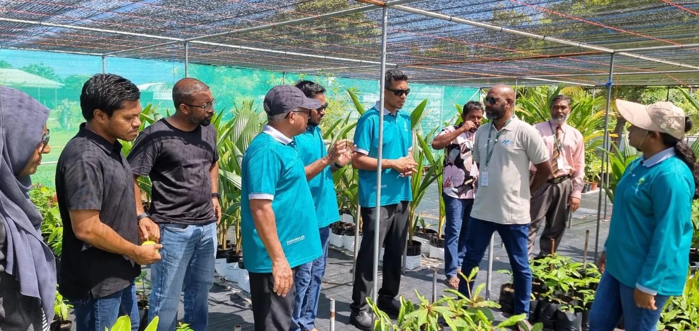 ފުވައްމުލަކު ސިޓީ ކައުންސިލްގެ ވަފުދެއް، އެގްރިކަލްޗަރ ސެންޓަރަށް ޒިޔާރަތެއް ކުރަށްވައިފިއެވެ.